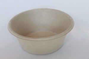 compostable serviceware: 20 oz fiber bowl